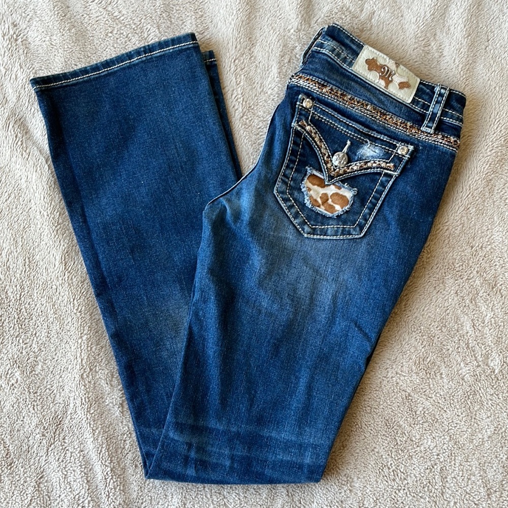 Miss me cowhide jeans